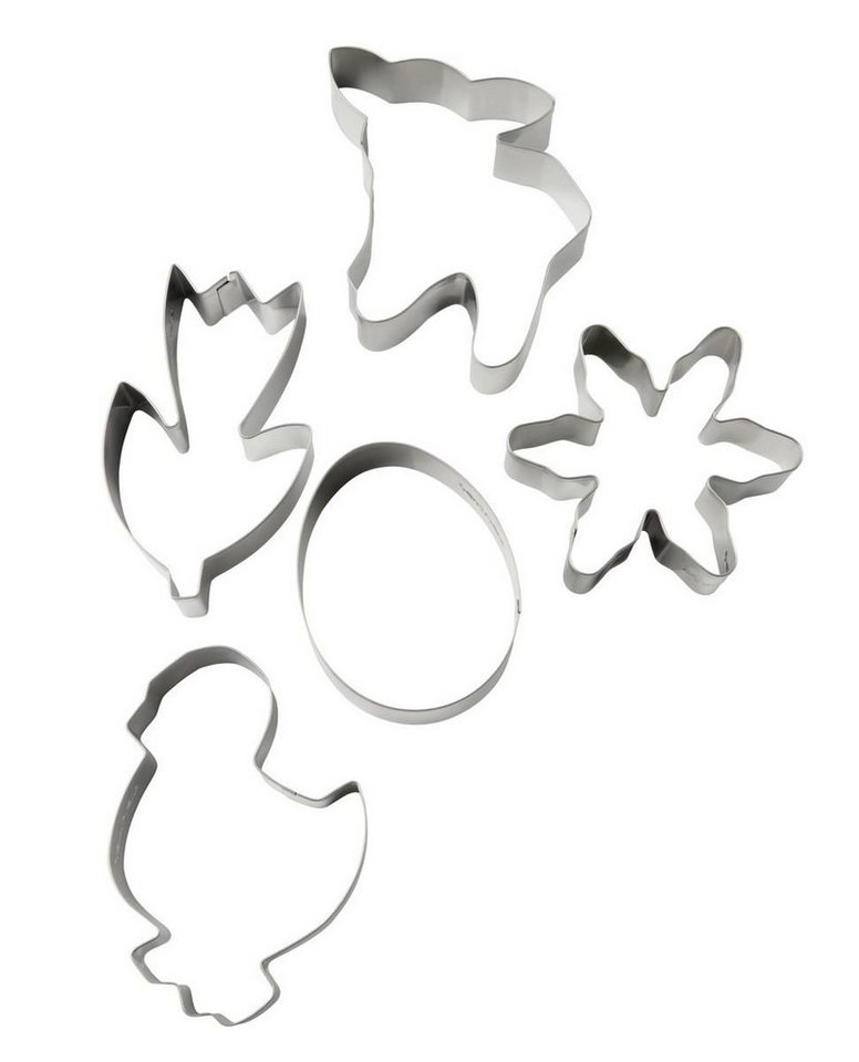 Zenker Ausstechform Zenker 5-tlg. Ausstecher Set Ostern Lamm Blume Küken Ei Ausstechform Zenker Ausstechform Zenker 5-tlg. Ausstecher Set Ostern Lamm Blume Küken Ei Ausstechform von Zenker