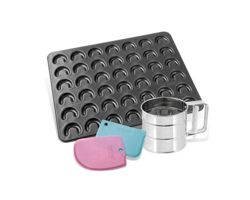 Zenker Back-Set Zenker Kipferl/Mehlsieb/Teigkarte BUNDLE von Zenker