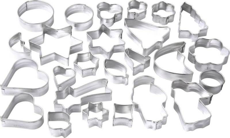 Zenker Backblech Zenker Ausstecher-Set 25-teilig, Weißblech von Zenker