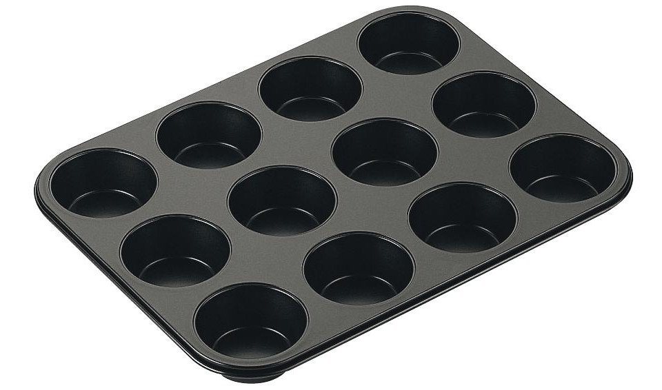 Zenker Backblech Zenker Muffinform BlackMetallic für 12 Stück 35 x, Metall von Zenker