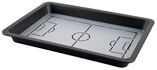 Zenker Pflaumenkuchenblech mit Fußballfeld-Schablone – Premium Backform für Sportfans, 420 x 290 x 40 mm, hitzebeständig bis 230°C, Schwarz Zenker Pflaumenkuchenblech mit Fußballfeld-Schablone – Premium Backform für Sportfans, 420 x 290 x 40 mm, hitzebeständig bis 230°C, Schwarz von Zenker