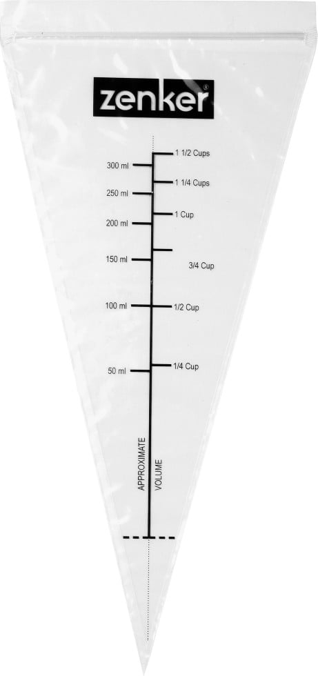 Zenker Einwegspritzbeutel Patisserie zum Schmelzen 15 x 30 cm, 10 Stück von Zenker