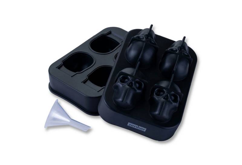 Zenker Eiswürfelform Totenkopf – Halloween Party Highlight, Minikuchenform Zenker Eiswürfelform Totenkopf – Halloween Party Highlight, Minikuchenform von Zenker