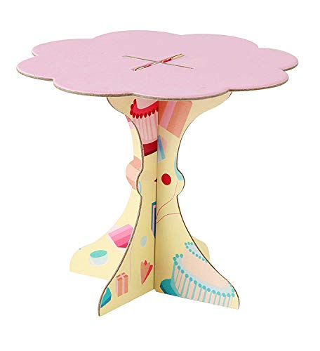 Zenker Mini-Cupcake-Ständer CANDY, Muffin-Halter aus festem Karton, kleine Törtchen oder Pralinen perfekt präsentieren (Farbe: bunt bedruckt), Menge: 1 x 6 Stück) von Zenker