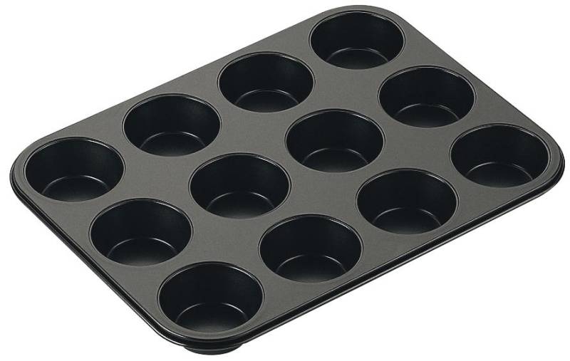 Zenker Muffinform BlackMetallic für 12 Stück 35 x 26,5 cm von Zenker