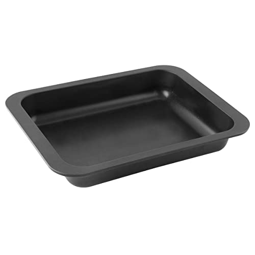 Zenker 7281 Ofenbackform (33 x 5,5 x 25 cm) SPECIAL COOKING, rechteckige Ofenform mit Antihaftbebeschichtung, Backform mit extra hohem Rand (Farbe: Schwarz), Menge: 1 Stück von Zenker