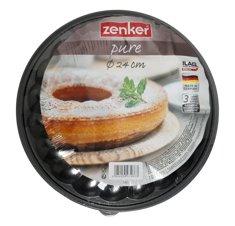 Zenker Springform Pure mit Flach- und Rohrboden 24 cm Zenker Springform Pure mit Flach- und Rohrboden 24 cm von Zenker
