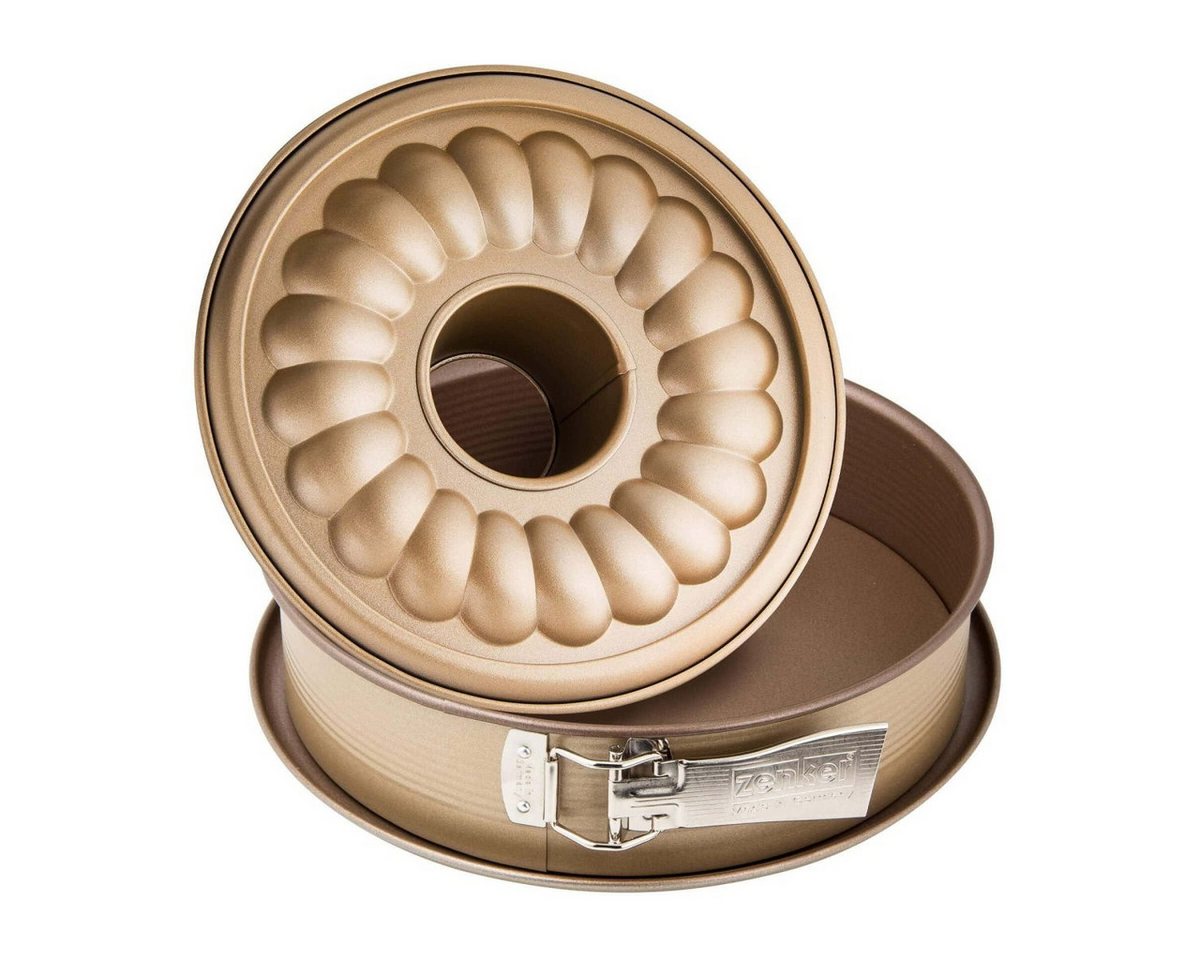 Zenker Springform Springform mit Flach- und Rohrboden und Auslaufschutz Zenker Springform Springform mit Flach- und Rohrboden und Auslaufschutz von Zenker