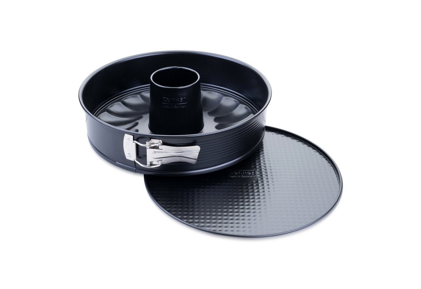 Zenker Springform mit Flach- und Rohrboden, Kuchenform, Backform Zenker Springform mit Flach- und Rohrboden, Kuchenform, Backform von Zenker