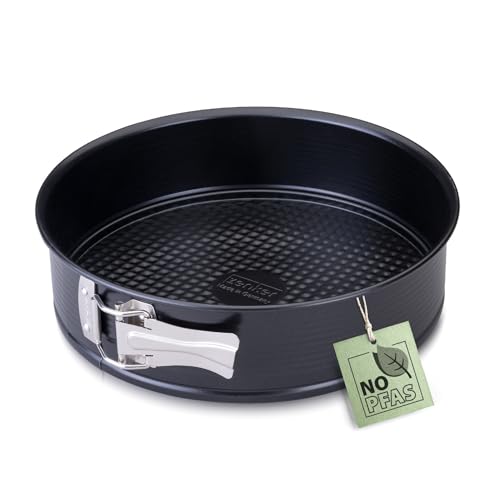 Zenker Springform mit Flachboden Perfect Black Ø 24 cm – Hochwertige Backform aus Stahlblech, Antihaftbeschichtung, Hitzebeständigkeit: +230 °C, Made in Germany Zenker Springform mit Flachboden Perfect Black Ø 24 cm – Hochwertige Backform aus Stahlblech, Antihaftbeschichtung, Hitzebeständigkeit: +230 °C, Made in Germany von Zenker