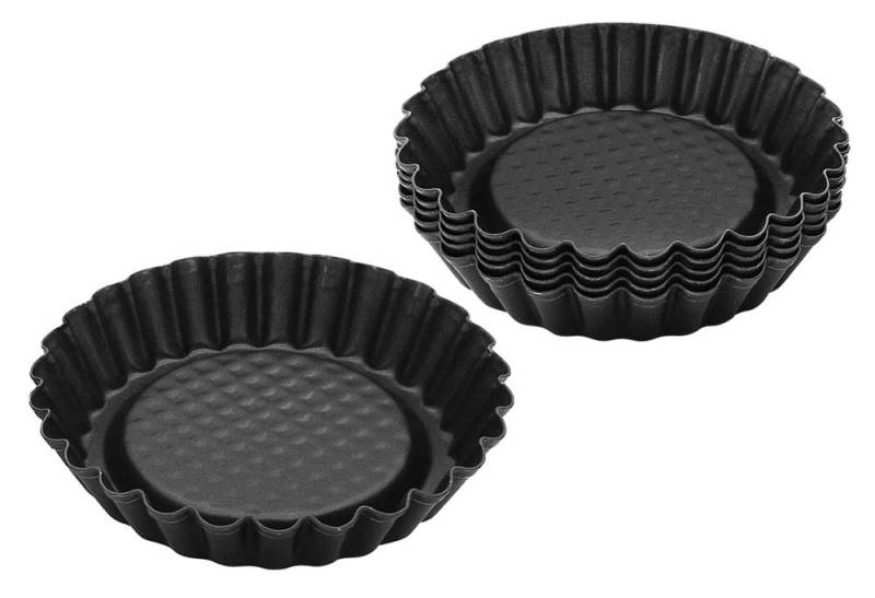 Zenker Torteletts BlackMetallic 10 cm, 6 Stück von Zenker