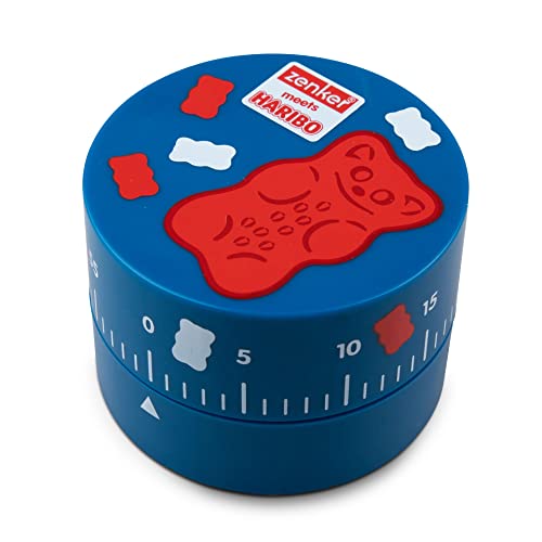 Zenker meets Haribo Küchentimer 60 Minuten – 1 Stunde Timer zum Kochen & Backen – Küchenwecker im Haribo Goldbär-Design, Blau/Rot/Weiß Zenker meets Haribo Küchentimer 60 Minuten – 1 Stunde Timer zum Kochen & Backen – Küchenwecker im Haribo Goldbär-Design, Blau/Rot/Weiß von Zenker