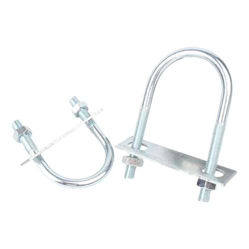 Automobilkohlenstoffstahl U Bolt Set 2PCS Komplettes Befestigungssatz Für DN40 Rohrfeder Federhängelanhänger Montageanhänger Blattfeder Federbefestigungsset Set Automobilkohlenstoffstahl U Bolt Set 2PCS Komplettes Befestigungssatz Für DN40 Rohrfeder Federhängelanhänger Montageanhänger Blattfeder Federbefestigungsset Set von Zenlir