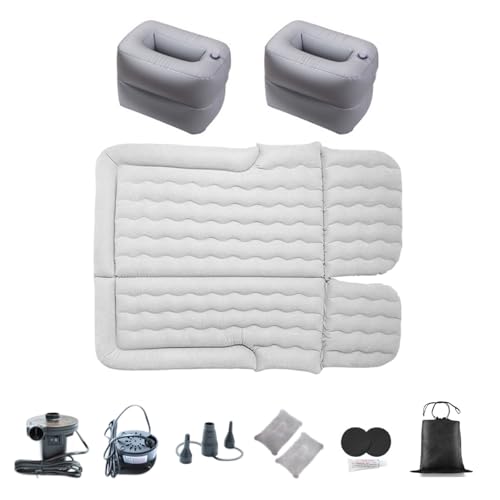 Zenlir Quick Inflate Vehicle Air Mattress for SUVs and Sedans with Double Chamber Base PVC Travel Bed for Camping Trip Sturdy Car Camping Bed with Enhanced Stability von Zenlir