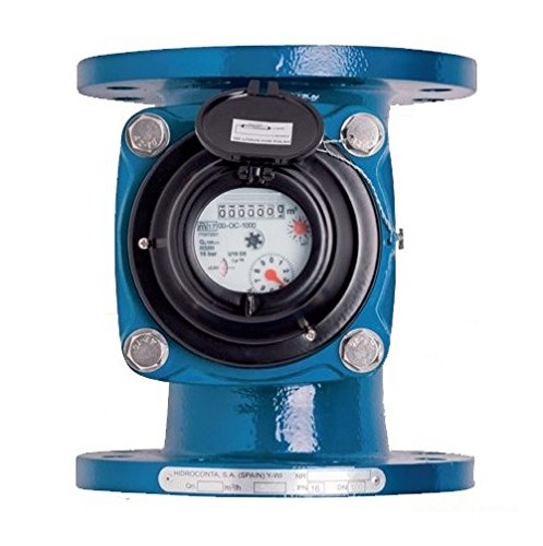 Woltmann Wasserzähler WI 2" DN50 zur Bewässerung / inkl. Zertifikat C.E.E Klasse B / Flanschanschluss / Wasserdurchlassdurchmesser 50 mm / Zoll 2" / Maximale Durchflussmenge 30 m³/h von Zenner