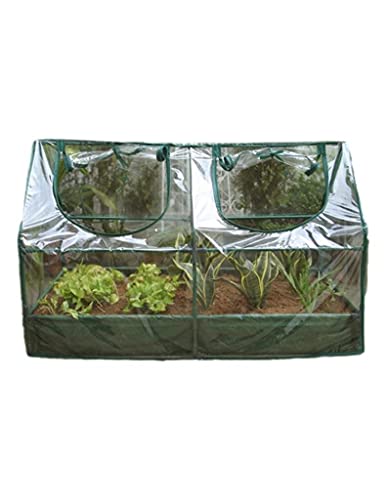 Zenport SH3212A+BTP Garden Raised Bed and Cold Frame Greenhouse Cloche for Easy Access Protected Gardening von Zenport