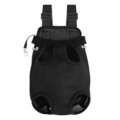 Rucksack Katze und Hund - Transportrucksack für Hunde und Katzen - Transport für kleine Hunde - Flugzeugkabinenkoffer (Schwarz, L: 38 x 23 cm) von Zentaurus