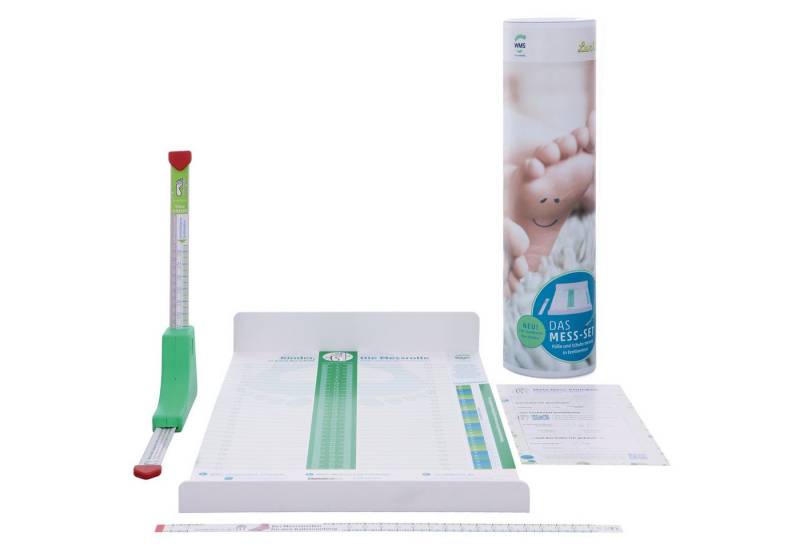 Zentimetrix Messschieber - Set. Ganz einfach Breite, Länge und Weite der Kinderfüße ermitteln., 1-St., Präzise Bestimmung der Schuhinnenlänge in cm und WMS-Schuhgrößen. von Zentimetrix