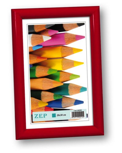 Zep S.r.l BDR6 Basic Bilderrahmen, Kunststoff, 15 x 20 cm, Rot von Zep S.r.l
