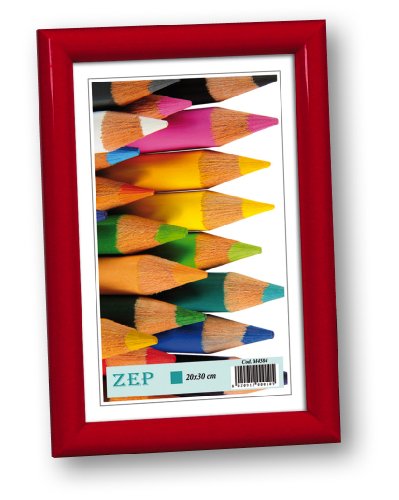 Zep BDR2 Basic Bilderrahmen, Kunststoff, 20 x 30 cm, Rot von Zep