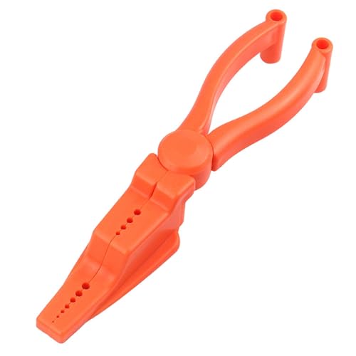 Zephylix Kunststoffzange, Nagelhalter zum Einschlagen von Nagelstartern Handzange, für Haushalt und Bau, Nagelwerkzeug Orange von Zephylix