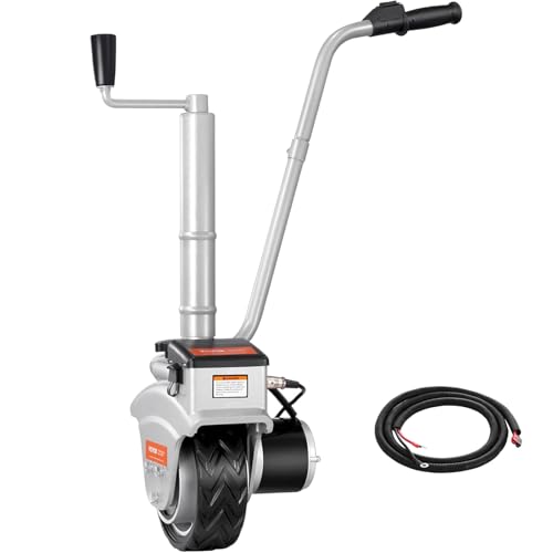 ZephyrGlow Anhängerstützrad Bugrad, 2270kg Schwerlastträger mit Anti-Dreh-Funktion & IP67 Wasserdichtigkeit von ZephyrGlow