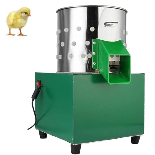 ZephyrGlow Geflügelrupfmaschine - Für Huhn Rupfmaschine Nassrupfmaschine Gänserupfmaschine Enten Gänse Hühner Gummi Edelstahl, Hühner-Schnellfederentfernungs-Rupfmaschine von ZephyrGlow