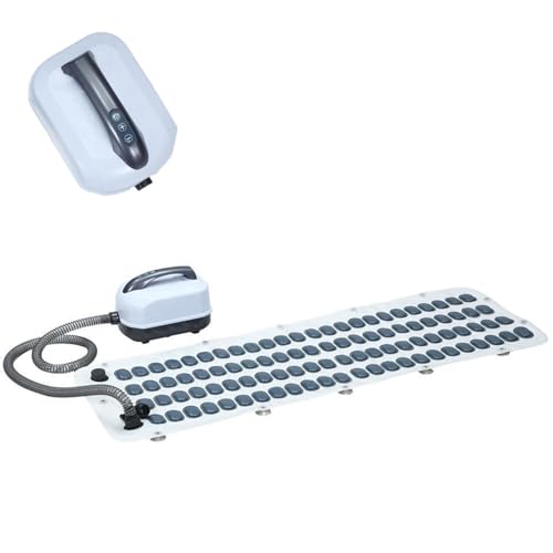 ZephyrGlow Luftsprudelbad mit 6 Intensitätsstufen, Whirlpoolmatte für Badewanne, Spa-Erlebnis zu Hause, Wellness-Massagegerät,114cm von ZephyrGlow