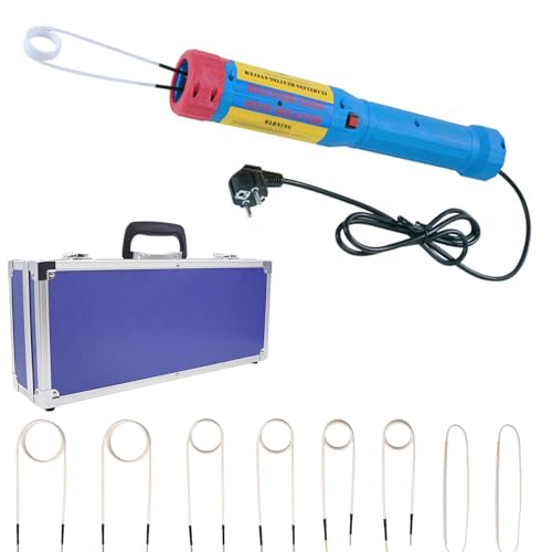 ZephyrGlow Magnetischer Induktionsheizer 3000W, Automatische Temperaturregelung 100-800°C, 8 Spulen für korrodierte Verbindungselemente,Blue von ZephyrGlow