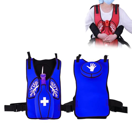 ZephyrGlow Notfallausrüstung für Erwachsene: Trainingsweste mit Atemwegsobstruktion, Heimlich-Handgriff-Training und Backshot-Funktion, optimale Lernhilfe,Blue-Children von ZephyrGlow