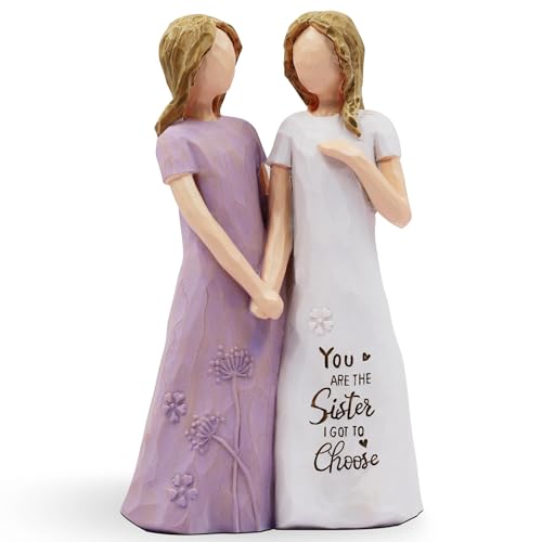 Geschenk für Schwester und Beste Freundin, Einzigartige Schwester Figuren für Geburtstag Geschenkideen, Personalisiertes Geschenk für Freundin und Schwester, für Heimdekoration oder Geburtstag (Lila) Geschenk für Schwester und Beste Freundin, Einzigartige Schwester Figuren für Geburtstag Geschenkideen, Personalisiertes Geschenk für Freundin und Schwester, für Heimdekoration oder Geburtstag (Lila) von ZephyrHome