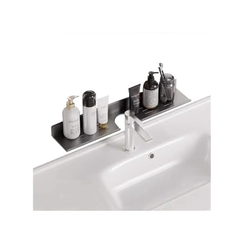 Badezimmerregale, Badezimmer-Waschbeckenregal über dem Wasserhahn, Badezimmer-Regal-Organizer aus verdicktem Aluminium über dem Wasserhahn, kein Bohren, U-förmiges Badezimmer-Arbeitsplatten-Aufbewahru Badezimmerregale, Badezimmer-Waschbeckenregal über dem Wasserhahn, Badezimmer-Regal-Organizer aus verdicktem Aluminium über dem Wasserhahn, kein Bohren, U-förmiges Badezimmer-Arbeitsplatten-Aufbewahru von Zephyria