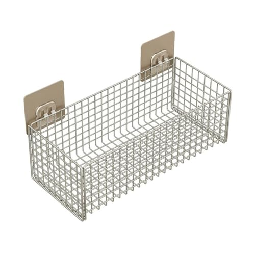 Badezimmerregale, Wandmontierte Hängekörbe for Badezimmer, Küche, Wohnzimmer, Duschablage aus Edelstahlgeflecht, selbstklebende schwimmende Organizer-Aufbewahrungskörbe , für Badezimmer/Wohnzimmer/Küc Badezimmerregale, Wandmontierte Hängekörbe for Badezimmer, Küche, Wohnzimmer, Duschablage aus Edelstahlgeflecht, selbstklebende schwimmende Organizer-Aufbewahrungskörbe , für Badezimmer/Wohnzimmer/Küc von Zephyria