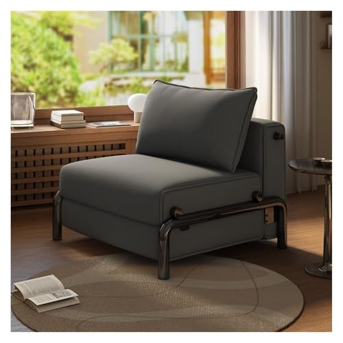 Zephyria Platzsparendes Schlafsofa mit bequemer Matratze, Modernes Klappsofa for Wohnzimmer, Schlafzimmer und Büro Modernes Klappbett für kleine Räume, Wohnung(Gray) von Zephyria
