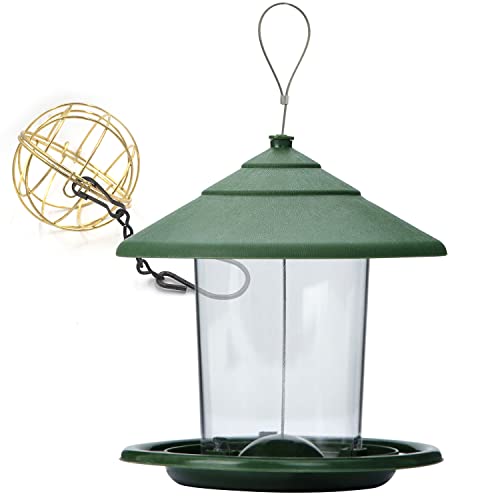 Zeqeey Hängende Wildvogel Feeder Samenhalter Tablett Mischungen Sonnenblumenherz Erdnüsse Nuss Behälter von Zeqeey