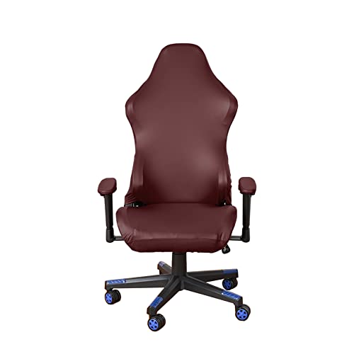 Zerci PU-Leder, wasserdicht, Universal-Computerstuhlbezug, für Spiele/Rennstuhl, Schonbezug für Bürostuhl, nur Bezug, ohne Stuhl) von Zerci