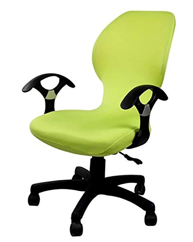 Zerci Strechhusse Tuch Stuhl, Abnehmbarer Bezug Pads Stretch Kissen federnden Stoff Bürostuhl (Nur Stuhlüberzug, Kein Stuhl) von Zerci