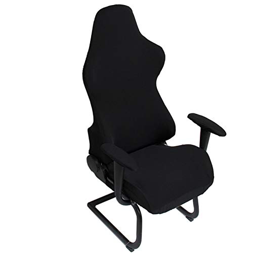 Zerci Universal Computer Stuhl Bezug Spiel/Racing Stuhl Bettüberwurf waschbar Stuhl (Nur Stuhlüberzug, Kein Stuhl), schützen Schwarz von Zerci