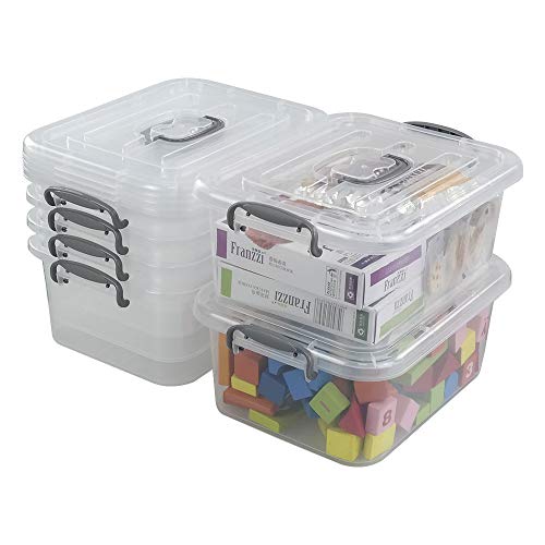 Zerdyne 7 L Durchsichtige Aufbewahrungsboxen mit Deckel, Plastikboxen, Aufbewahrungsbox Kunststoff, 6-teiliges Set Zerdyne 7 L Durchsichtige Aufbewahrungsboxen mit Deckel, Plastikboxen, Aufbewahrungsbox Kunststoff, 6-teiliges Set von Zerdyne