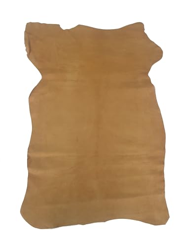 Zerimar Bastelarbeiten aus 100 % echtem Leder - Leder zum Basteln - Polsterleder - Naturleder, ideal für Reparatur von Gegenständen und Lederhandwerk, Maße 90 x 70 cm von Zerimar