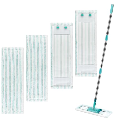 Zeripikfoasp 4 Stück Wischbezug, Bodenwischer Ersatzbezug Kompatibel mit Leifheit Profi XL Micro Duo / Profi XL Cotton Plus, Faser System Ersatzbezug mit Spezialborsten, für Fliesen und Laminat Zeripikfoasp 4 Stück Wischbezug, Bodenwischer Ersatzbezug Kompatibel mit Leifheit Profi XL Micro Duo / Profi XL Cotton Plus, Faser System Ersatzbezug mit Spezialborsten, für Fliesen und Laminat von Zeripikfoasp