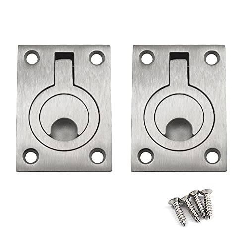 Zerniple 304 Edelstahl, bündiger Ring, Ziehgriff, versteckter Griff, Bootsbeschläge von Zerniple