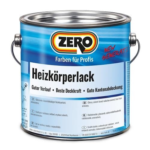 Heizkörperlack 750 ml Zero Lack Weiß von Zero Lacke