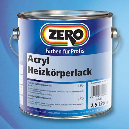 ZERO Acryl Heizkoerperlack 750ml von Zero Lacke