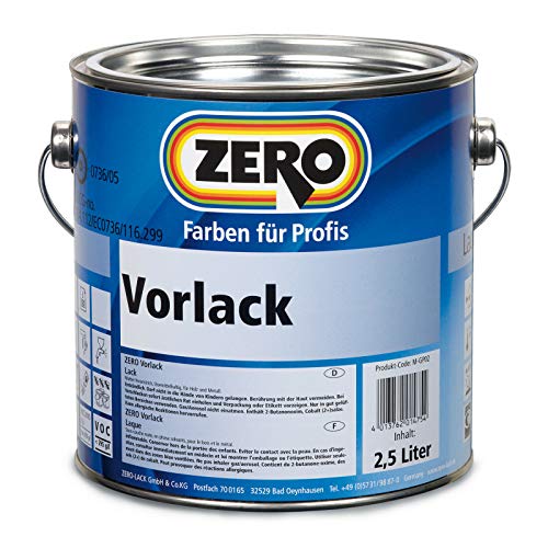 Vorlack / Vorstreichfarbe Weiß Neu von Zero Lack 750 ml von LNEE