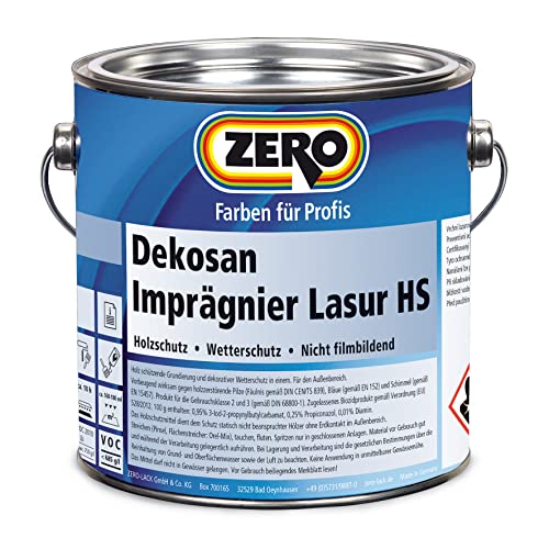 ZERO Dekosan Imprägnier Lasur HS farblos 750 ml von Zero