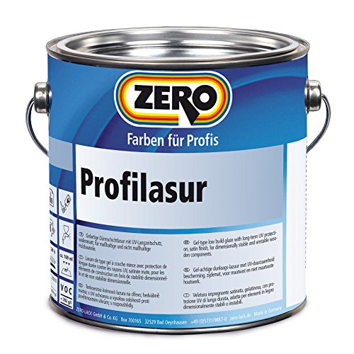 ZERO Profilasur eiche hell 2,5 l, Seidenmatt, Alkydharz-Holzlasur von Zero