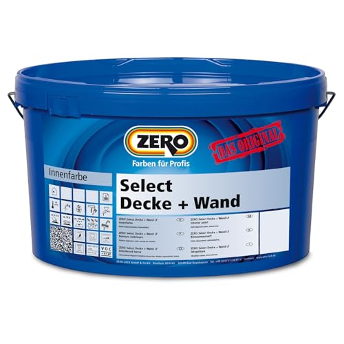 ZERO Select Decke + Wand LF weiß NEU 2,5 l von Zero