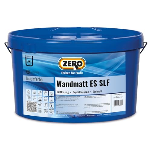 ZERO Wandmatt ES SLF Plus weiß 5 l Doppeldeckende Einschichtsfarbe für Innen von Sdove