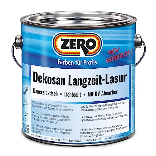 Zero Dekosan Langzeit Lasur 2,5l ahorn von Zero